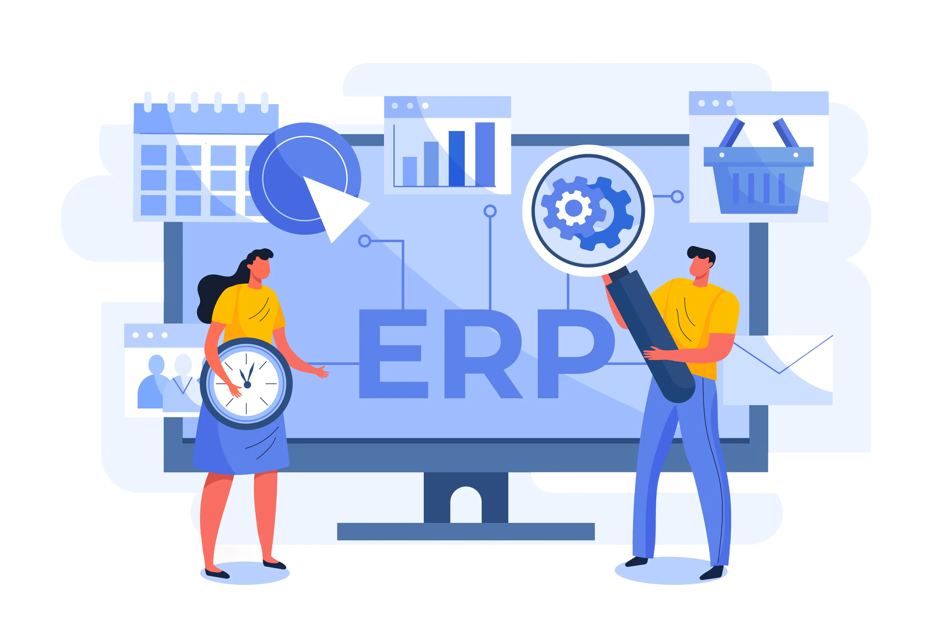 ERP Modules Illustration